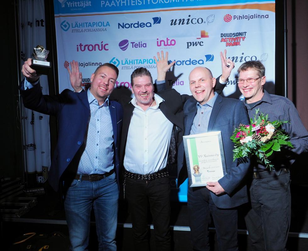 Seinäjoen Vuoden Yrittäjä 2017: VV-Kuivaus Oy