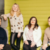 Helsingin Yrittäjien nuorten yrittäjien verkoston hallitus 2023.