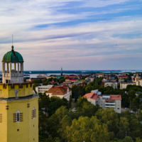 Kotkan yrittäjät, Näkymä näkötornilta kantasatamaan