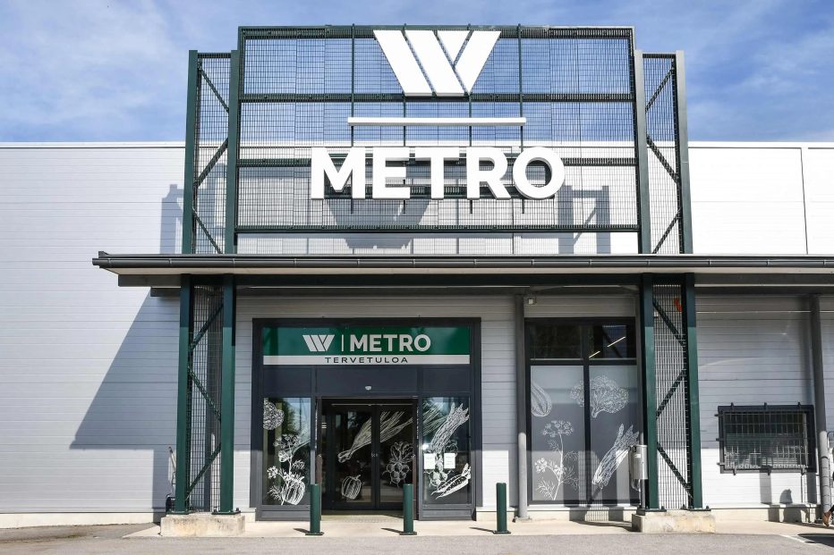 Wihuri-Metron sisäänkäynti