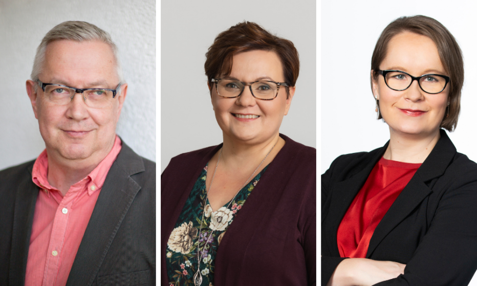 Veli Puttonen, Hanna Helaste ja Sanna-Mari Jyräkoski