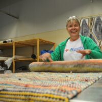 Minna-Liisa Vesanen ja matto