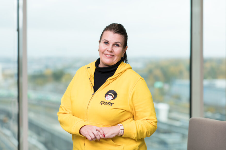 Auntien perustaja Mervi Lamminen