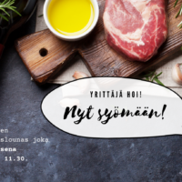 Yrittäjälounas kuukauden toisena tiistaina klo 11.30