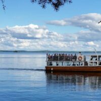 Kuutar-risteilyjen Kulkuri-alus Mallasvedellä