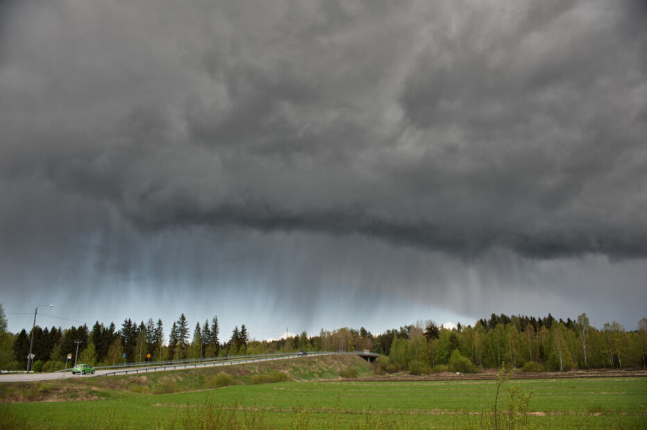 Oulun rankkasade oli poikkeuksellisen raju