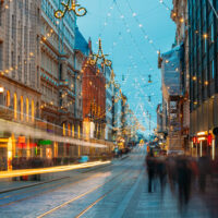 Helsingin Aleksanterinkatu.