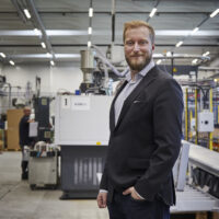 Valtakunnallisella yrittäjäpalkinnolla palkitun Vilpe Oy:n toimitusjohtaja Tuomas Saikkonen