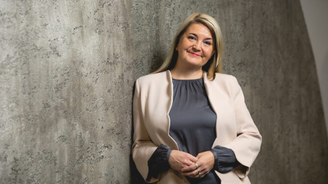 Kuvassa Mari Laaksonen. Kuvaaja Tero Takalo-Eskola