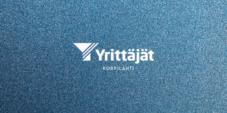 Kimallekuva, jossa Korpilahden Yrittäjien logo