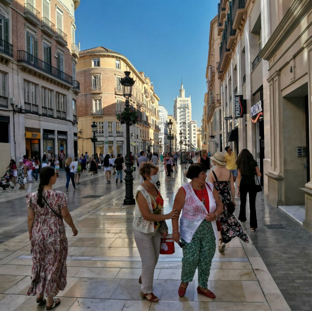 Malaga shoppailua