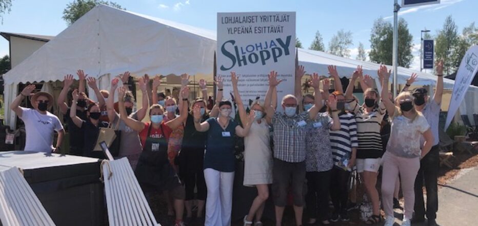Tuleva teltta LoviisaShopile (kuva LohjaShoppy)
