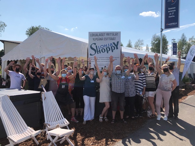 Tuleva teltta LoviisaShopile (kuva LohjaShoppy)