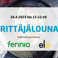 Vaasan yrittäjien lounas 26.4.2023, yhteistyössä fennia ja elo