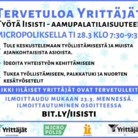 Kutsu Työtä Iisisti -aamupalatilaisuuteen