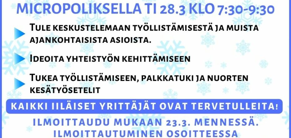 Kutsu Työtä Iisisti -aamupalatilaisuuteen