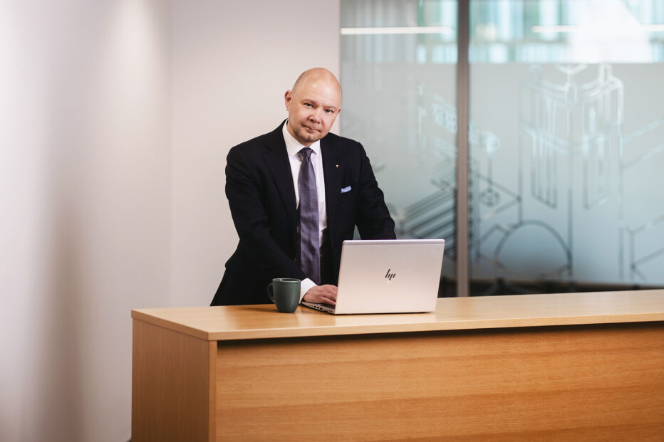 Suomen Yrittäjien puheenjohtaja Petri Salminen. Kuva: Jetro Stavén