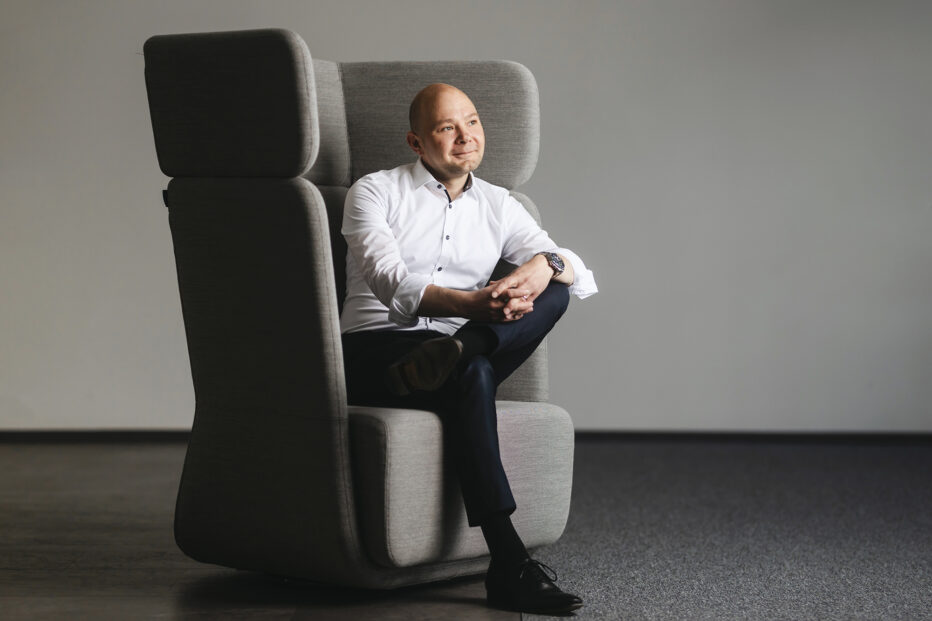 Suomen Yrittäjien puheenjohtaja Petri Salminen. Kuva: Jetro Stavén