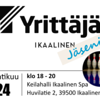 Ikaalisten Yrittäjät jäsenilta keilaamaan