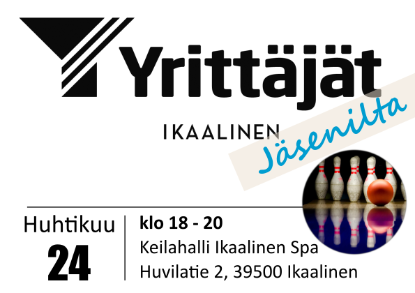 Ikaalisten Yrittäjät jäsenilta keilaamaan