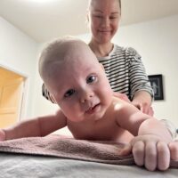 Tällaista on vauvahieronta