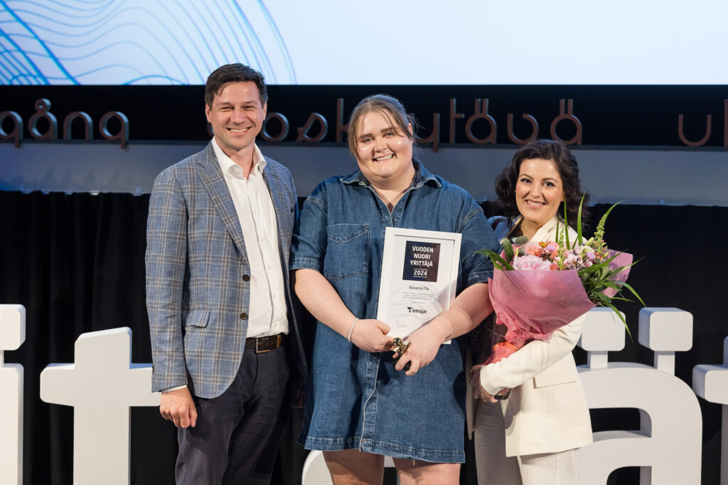 Vuoden helsinkiläinen nuori yrittäjä 2024 Erika Poussa.