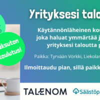 Yrityksesi talouden ABC -koulutus 18.9.2024 Sastamalassa