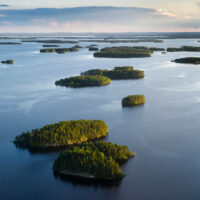 Kallavesi ilmasta, kuvaaja Juha Määttä