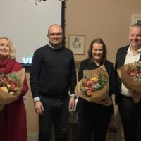 Vasemmalta Heljä Misukka, Andreas Ögård, Charlotta Nygård-Eklöf ja Ken Ryynänen