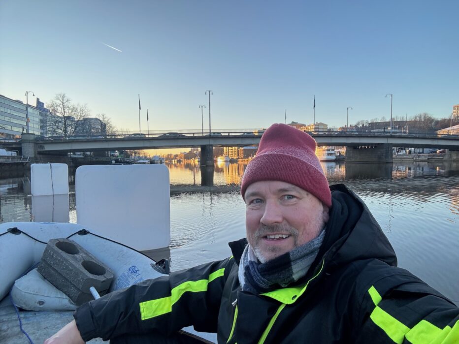 Marko Häkkinen luo valotaidetta taivaallw