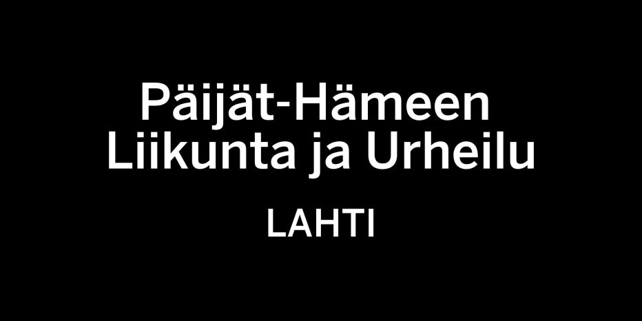 Päijät-Hämeen Liikunta ja Urheilu