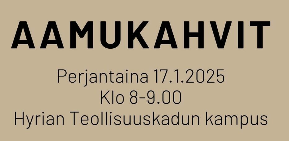 Riihimäen Yrittäjät, Aamukahvit 17.1. Hyria