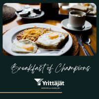 Breakfast of the Champions -aamupalatapahtuman kuva.