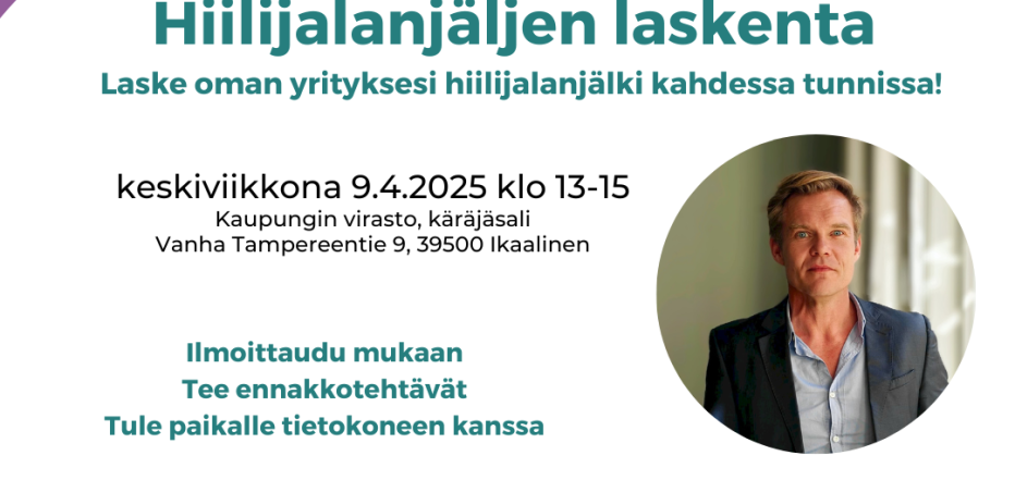 Hiilijalanjäljen laskenta Ikaalisissa
