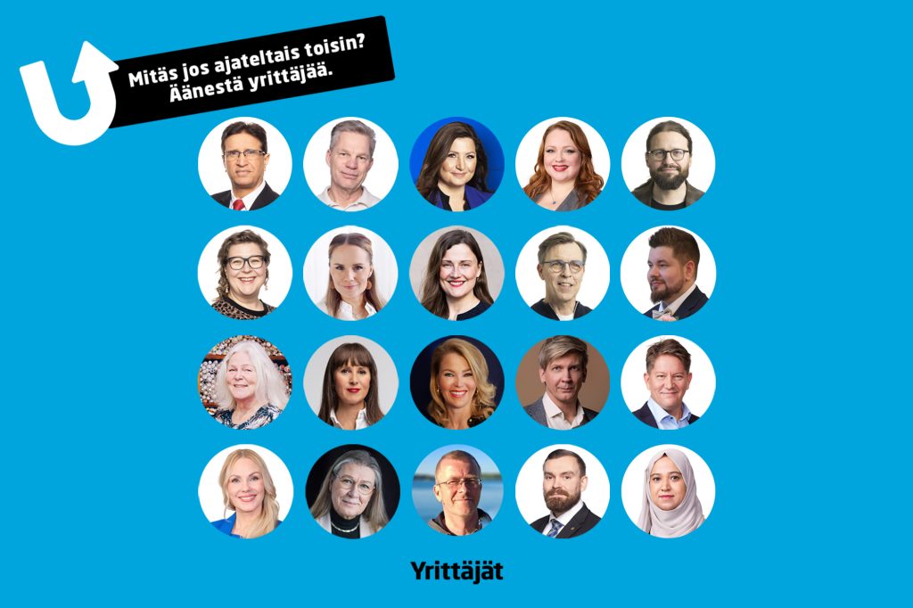 Helsingin Yrittäjien jäsenyrittäjät ehdolla kuntavaaleissa 2025.