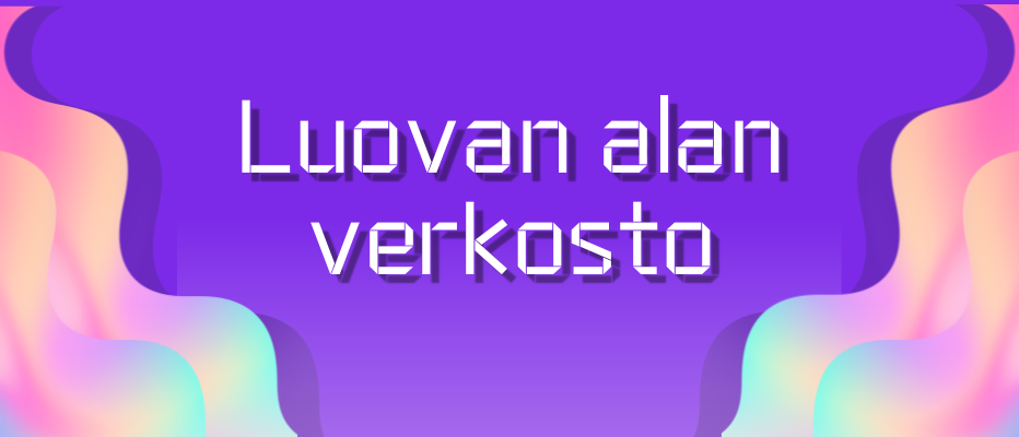 Luovan alan yrittäjäverkoston banneri.