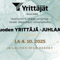 Ikaalisten Vuoden Yrittäjä -juhla 4.10.2025