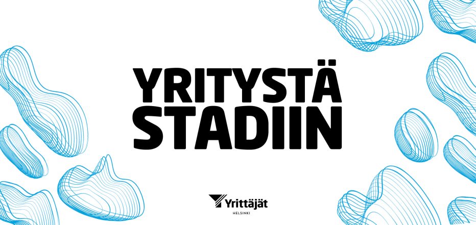Yritystä Stadiin -tapahtuman kuvitus.