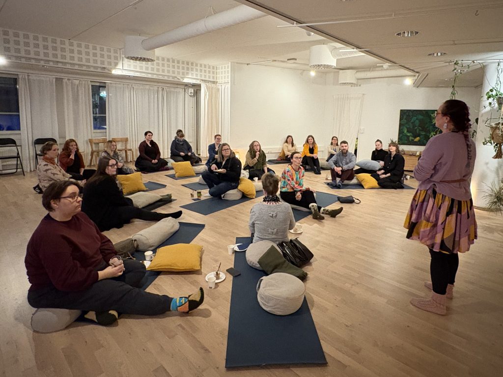 Luovan alan yrittäjäverkoston tapaaminen.