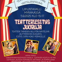 mainos teatteriesitys Juoruja