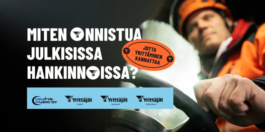 hankintakoulutukset parkanon ja kihniön yrittäjille ja kuntatoimijoille kuvituskuva